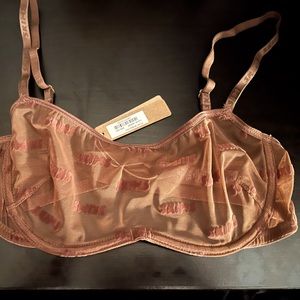 NWT SKIMS after hours mesh bralette